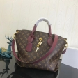 Louis Vuitton Monogram Canvas Flower Zipped Tote MM M44348 Bordeaux Red