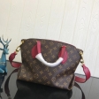 Louis Vuitton Monogram Canvas Flower Zipped Tote BB M44350 Lie de Vin Red