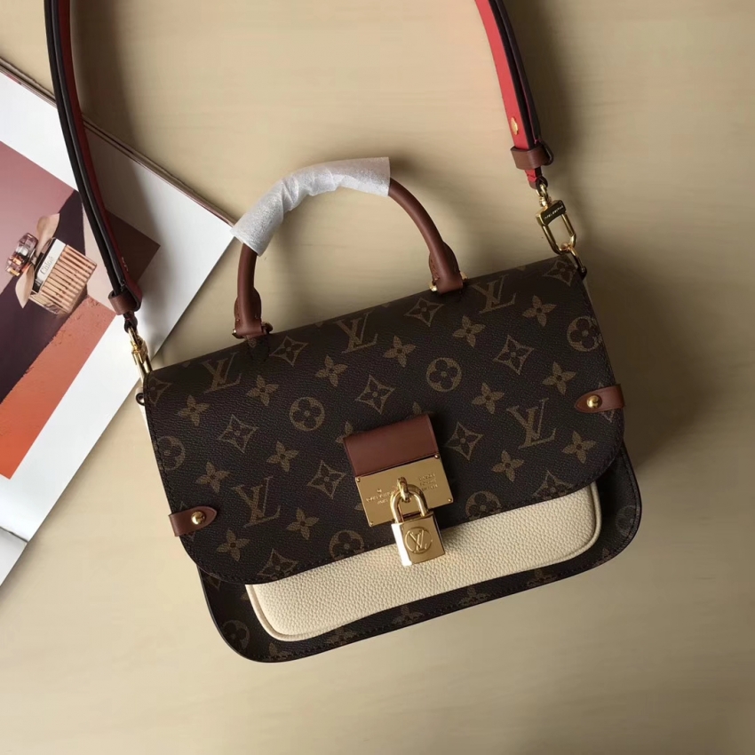 Louis Vuitton Monogram Canvas Vaugirard M44353 Crème Beige