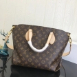 Louis Vuitton Monogram Canvas Flower Zipped Tote MM M44360 Beige Natural