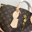 Louis Vuitton Monogram Canvas Flower Zipped Tote MM M44360 Beige Natural