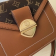 Louis Vuitton Monogram Reverse Canvas Biface Shoulder M44386