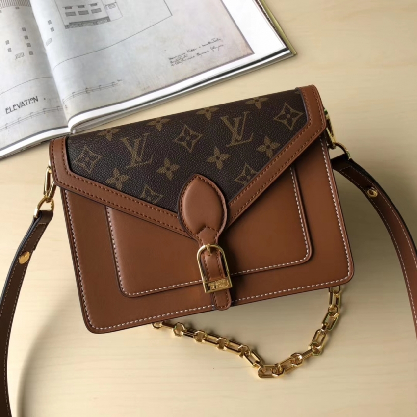 Louis Vuitton Monogram Reverse Canvas Biface Shoulder M44386