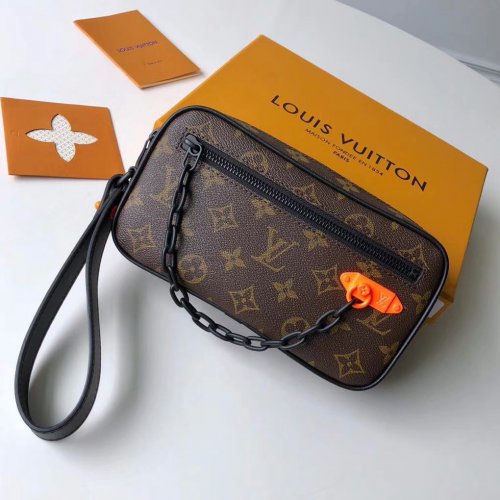 Louis Vuitton Monogram Macassar Canvas Virgil Abhol Cluth M44458 Louis Vuitton Monogram Macassar Canvas Virgil Abhol Cluth M44458