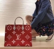 Louis Vuitton Giant Monogram Onthego M44569 Rouge Red