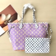 Louis Vuitton Giant Monogram Neverfull MM M44588 Pink/Lilac