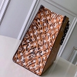 Louis Vuitton LV Jungle Monogram Giant Onthego Tote Bag M44674 Black and Caramel
