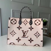 Louis Vuitton LV Jungle Monogram Giant Onthego Tote Bag M44675 Ivoire