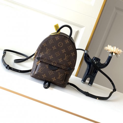 Louis Vuitton Palm Springs Mini Monogram in Brown - Women - Handbags M44873
