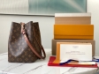 Louis Vuitton Luxury Monogram Canvas and Leather Handbag Neonoe M44887 Caramel