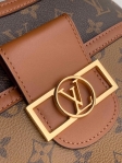 Louis Vuitton Monogram Reverse Canvas Hobo Dauphine PM M45194