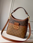 Louis Vuitton Monogram Reverse Canvas Hobo Dauphine PM M45194
