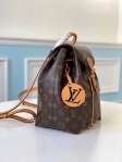 Louis Vuitton Monogram Canvas Montsouris PM BackPack M45501 Aged Natural Leather
