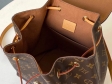 Louis Vuitton Monogram Canvas Montsouris PM BackPack M45501 Aged Natural Leather