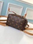 Louis Vuitton Monogram Canvas Montsouris BB BackPack M45502 Aged Natural Leather