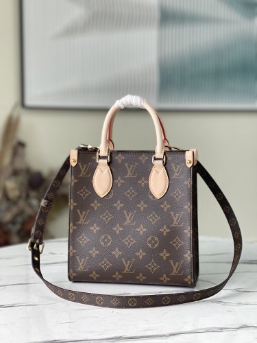 Louis Vuitton Sac Plat BB Monogram in Brown - Women - Handbags M45847