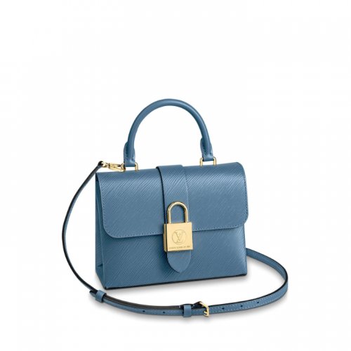 Louis Vuitton Epi Leather Locky BB Bag M53159 Bleu Jean Blue Louis Vuitton Epi Leather Locky BB Bag M53159 Bleu Jean Blue