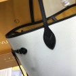 Louis Vuitton Epi Leather Neverfull MM tote M53447 White