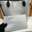 Louis Vuitton Epi Leather Neverfull MM tote M53447 White