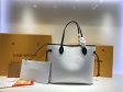 Louis Vuitton Epi Leather Neverfull MM tote M53447 White
