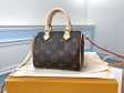 Louis Vuitton Monogram Canvas Nano Speedy in Brown - Women Handbags M61252