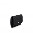 Louis Vuitton Iris Compact Wallet Mahina Black - Women - Small Leather Goods M62540