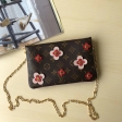 Louis Vuitton Monogram Blooming Flowers Pochette Double Zip M63905