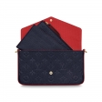 Louis Vuitton Women's Luxury Monogram Leather Pochette Felicie Bag M64099