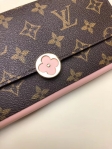 Louis Vuitton Monogram Canvas Flore Wallet M64586 Rose Ballerine