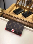 Louis Vuitton Monogram Canvas Flore Compact Wallet M64587 Coquelicot
