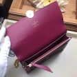 Louis Vuitton Monogram Canvas Flore Chain Wallet M67404 Fuchsia Lie De Vin