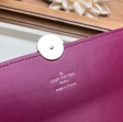 Louis Vuitton Monogram Canvas Flore Chain Wallet M67404 Fuchsia Lie De Vin
