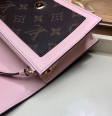 Louis Vuitton Monogram Canvas Flore Chain Wallet M67405 Magnolia Rose Ballerine Pink