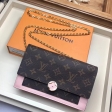 Louis Vuitton Monogram Canvas Flore Chain Wallet M67405 Magnolia Rose Ballerine Pink Louis Vuitton Monogram Canvas Flore Chain Wallet M67405 Magnolia Rose Ballerine Pink