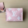 Louis Vuitton Giant Monogram Toilet Pouch XL M67692 Rouge Red / Pink