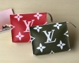 Louis Vuitton Giant Monogram Toilet Pouch XL M67692 Rouge Red / Pink