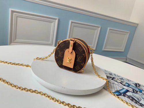 Louis Vuitton Monogram Petite Boite Chapeau necklace M68570