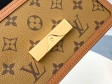 Louis Vuitton Monogram Reverse Canvas Dauphine Chain Wallet M68746