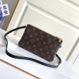 Louis Vuitton Double Zip Pochette Monogram in Brown - Women - Small Leather Goods M69203