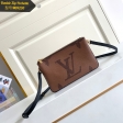 Louis Vuitton Double Zip Pochette Monogram in Brown - Women - Small Leather Goods M69203