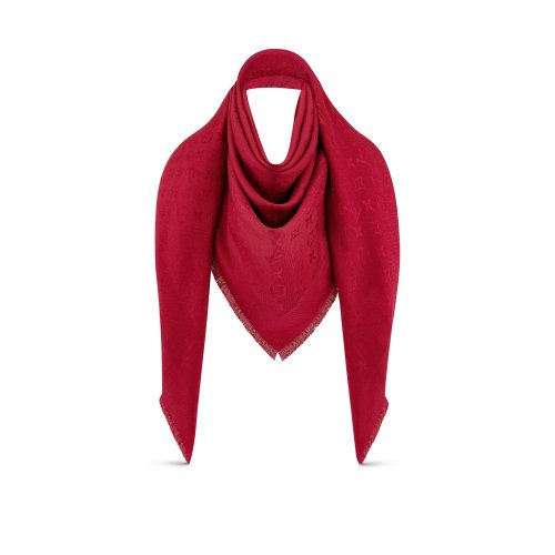 Louis Vuitton Monogram Blanket Shawl - Oversized Square Black Scarf M72237