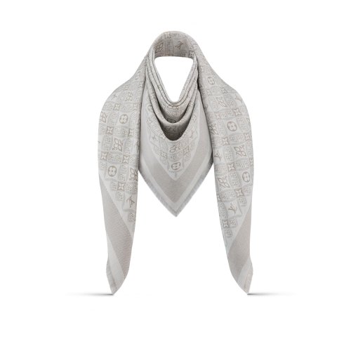 Louis Vuitton Since 1854 Monogram Shawl Beige - Women - Accessories M77444 Louis Vuitton Since 1854 Monogram Shawl Beige - Women - Accessories M77444