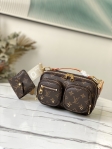 Louis Vuitton Utility Crossbody Monogram in Brown - Handbags M80446
