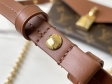 Louis Vuitton Padlock on Strap Handbag in Caramel - LVMonogram M80763