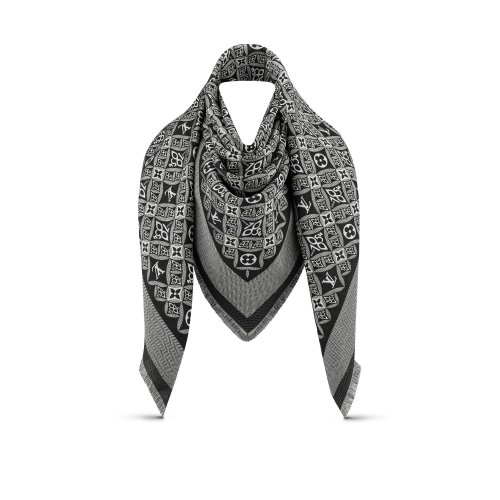 Louis Vuitton Since 1854 Monogram Shawl Black - Women - Accessories MP2821 Louis Vuitton Since 1854 Monogram Shawl Black - Women - Accessories MP2821