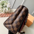 Louis Vuitton Damier Ebene Canvas Vavin PM Chain Bag N40109 Bordeaux