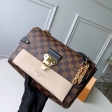 Louis Vuitton Damier Ebene Canvas Vavin PM Chain Bag N40113 Creme Beige