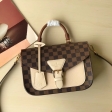 Louis Vuitton Damier Ebene Canvas Trendy Crossbody N40148 Crème Beige/Caramel