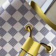 Louis Vuitton Damier Azur NéoNoé Bucket Bag Tote N40151 Pineapple Yellow