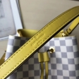 Louis Vuitton Damier Azur NéoNoé Bucket Bag Tote N40151 Pineapple Yellow